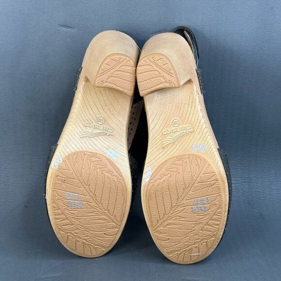 Dansko Teagan Gunmetal sandals shoes womens size 8.5 (39) - Picture 8 of 9